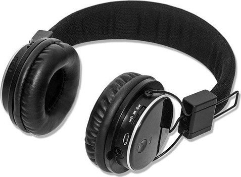 Наушники беспроводные AT-7611 MP3+FM+Bluetooth Черный