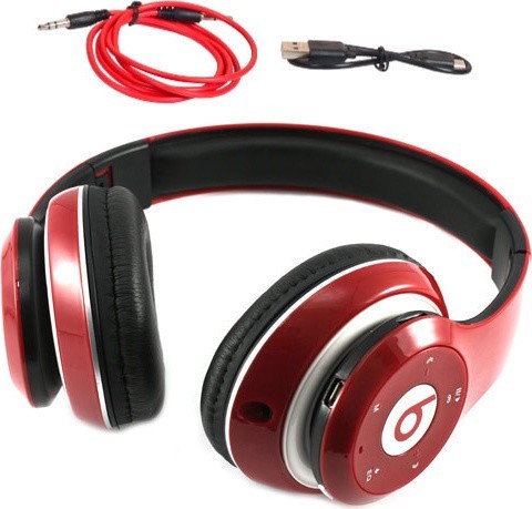 Наушники беспроводные ST Color MIX (Bluetooth+SD card+FM+with cable)