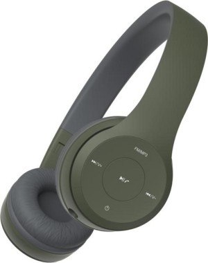 bluetooth headphone HAVIT HV-H2575BT, army-green, with mic