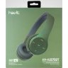 bluetooth headphone HAVIT HV-H2575BT, army-green, with mic