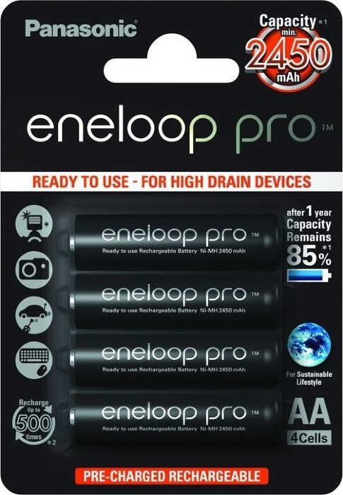 PANASONIC PRO Ni-MH R 6 1.2V 2450mAh Eneloop