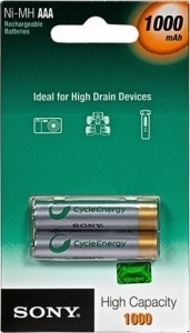 SONY NHAAAB2E R03 1000mAh SONY NHAAAB2E R03 1000mAh