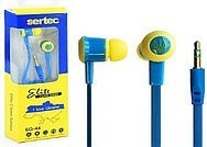 Наушники ваккуумные SQ-44 для MP3/MP4 (BLUE & YELLOW)