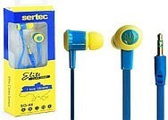 Навушники ваккуумні SQ-44 для MP3/MP4 (BLUE &amp; YELLOW)
