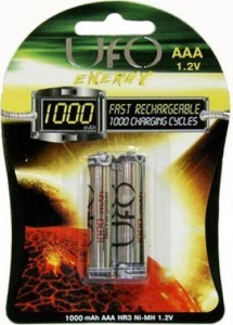 UFO HR 3 Ni-MH 1.2V 1000mAh PHOTO UFO HR 3 Ni-MH 1.2V 1000mAh PHOTO