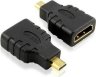 Адаптер HDMI F/micro HDMI M