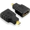Адаптер HDMI F/micro HDMI M