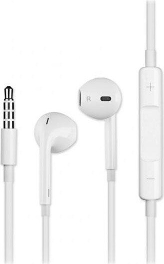 Навушники вакуумні Apple Iphone з мікрофоном та регулятором гучності