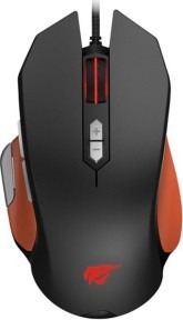мышка HAVIT HV-MS762 GAMING USB, black/orange