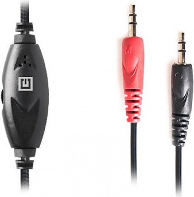 REAL-EL GD-900MV с микрофоном (кожаные)