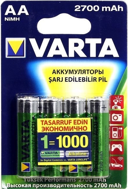 VARTA 5706(HR6) Ni-MH 1.2V 2700mAh