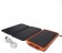 Power bank 12000 mAh Solar, (5V/200mA), 2xUSB, 5V/1A/2.1A, USB <-> microUSB, ударо защищеный Black