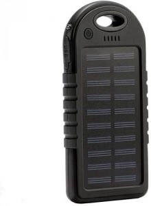 Power bank 5000 mAh Solar, (5V/200mA), 2xUSB, 5V/1A/1A, USB <-> microUSB, влаго/ударо защищеный прор