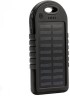 Power bank 5000 mAh Solar, (5V/200mA), 2xUSB, 5V/1A/1A, USB <-> microUSB, влаго/ударо защищеный прор